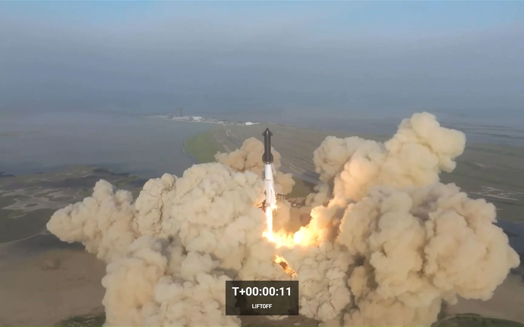 [图]【Starship Flight Test】SpaceX星箭首次发射失败