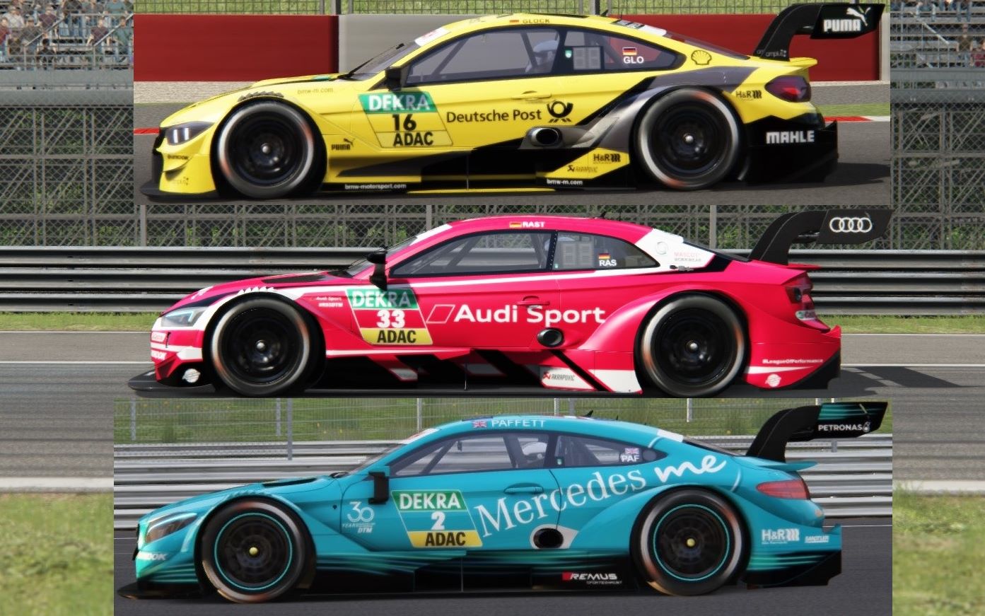 [图]最后的V8引擎DTM!URD全新MOD DTM 2018试车 神力科莎