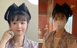 Video herunterladen: 汉服发型教程｜轻复原的唐风少女发型教程