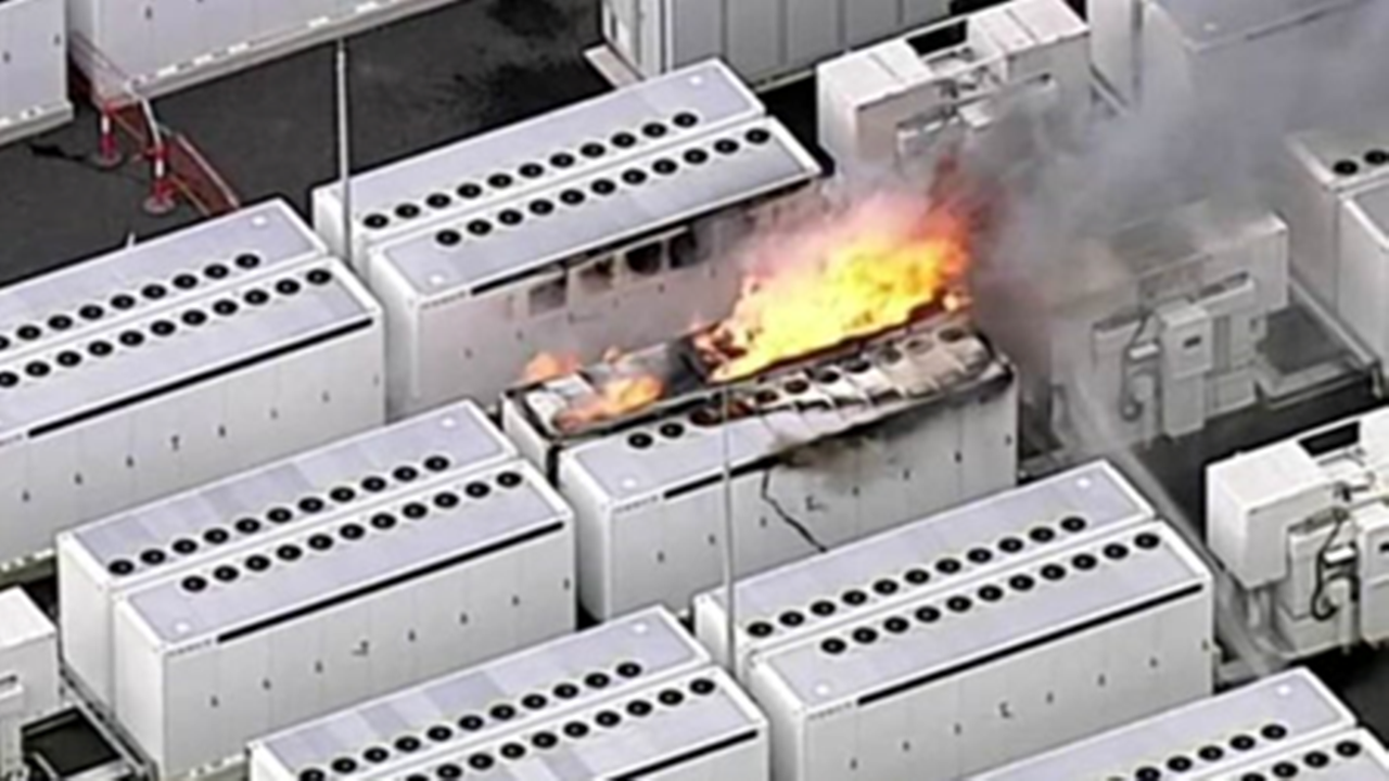 突发位于澳大利亚的特斯拉全球最大储能电站着火