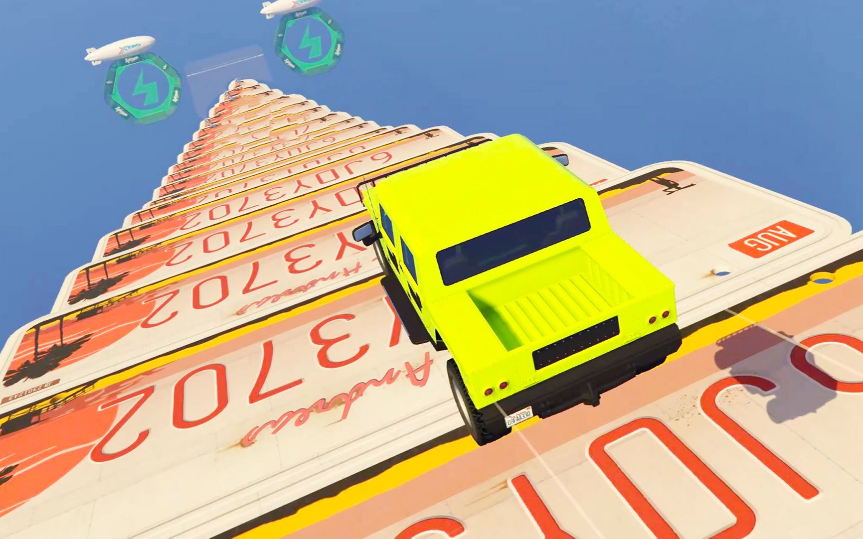 4k【乐美解说】用巨型车牌做成的滚滚乐你见过吗