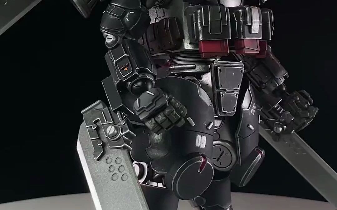 暗源-新品来袭-铁骸05空天作战夜袭机甲 模型 机甲 暗源