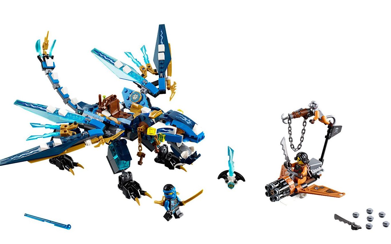 乐高 lego 70602 幻影忍者 杰的雷电飞龙 拼速拼评测