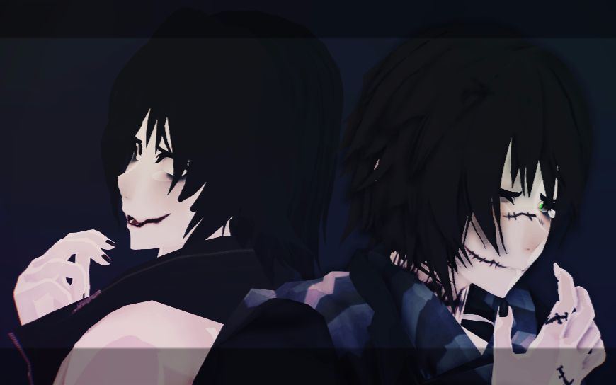 【creepypasta x mmd】how long 【jeff&liu】