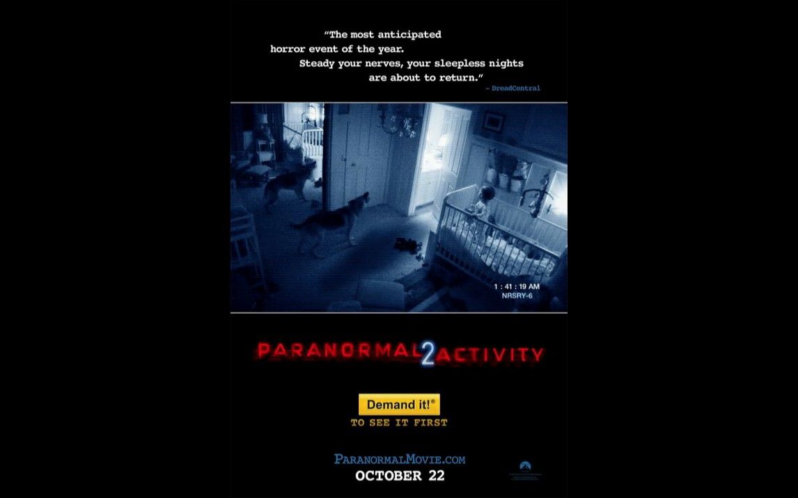 [图]《PARANORMAL ACTIVITY 2》TRAILERS 《超自然现象 2》预告片集 2010