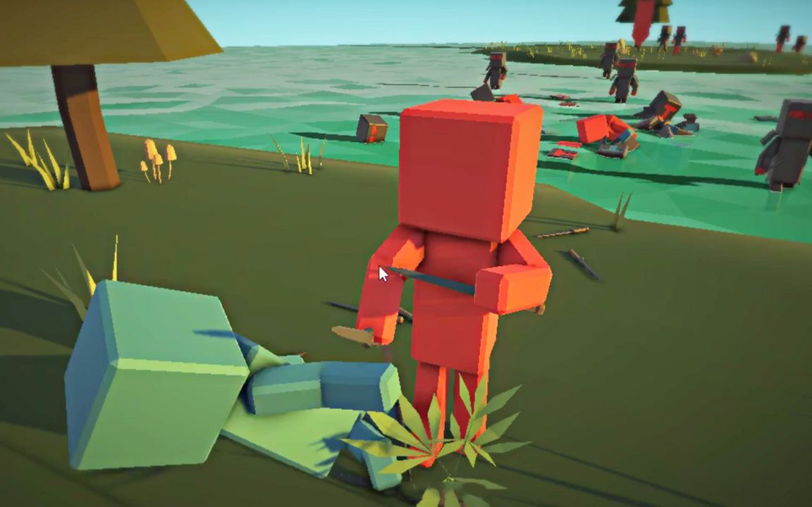 迷你方块人 清水是战场求生的滑头