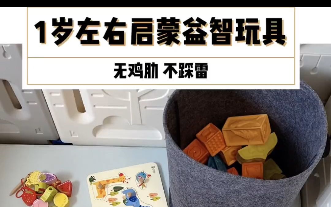 [图]1岁启蒙玩具，让孩子赢在起跑线