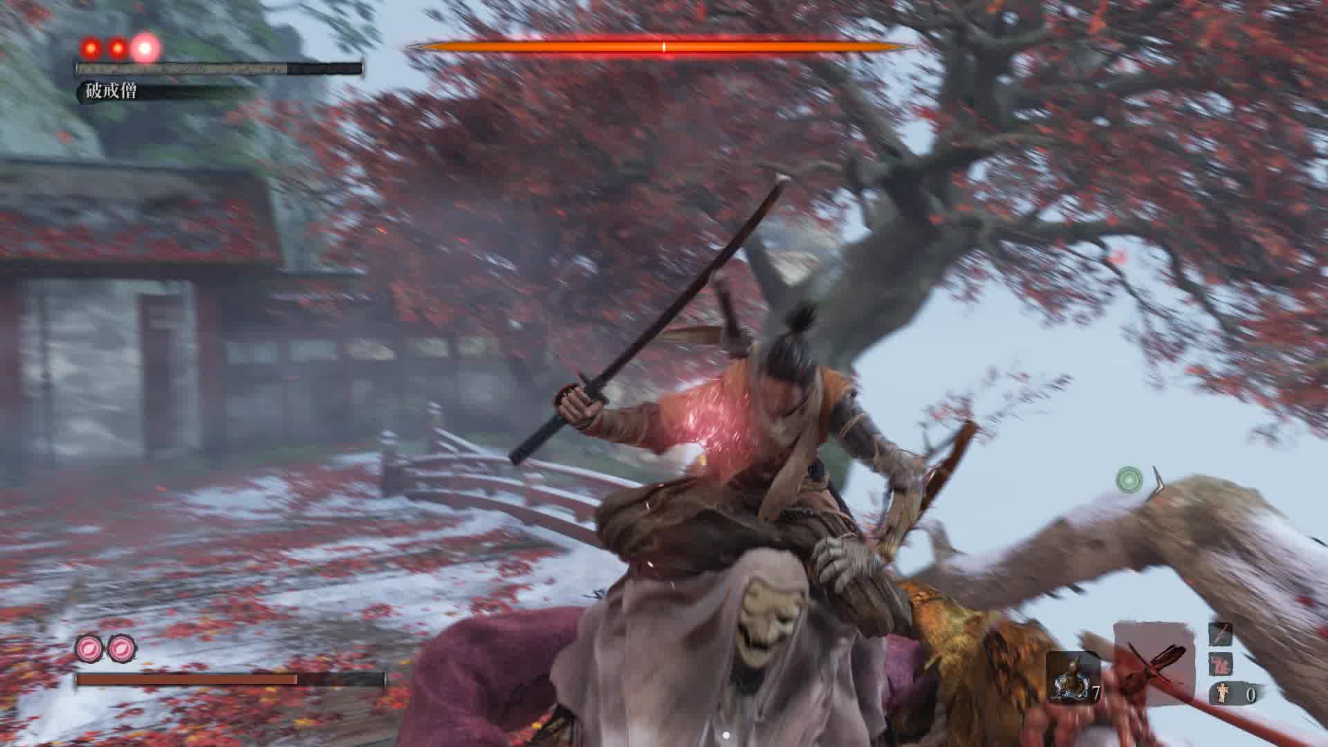 只狼初入源之宫附虫者三颗心破戒僧刺杀教学