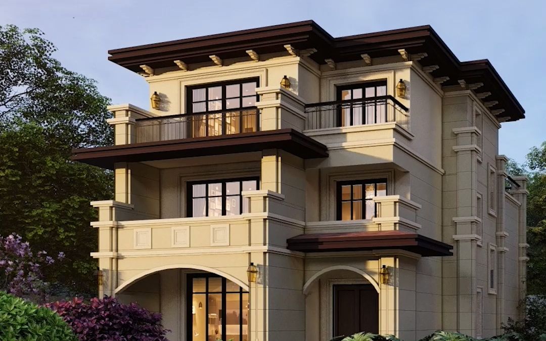 三层海派风格别墅分享_哔哩哔哩_bilibili