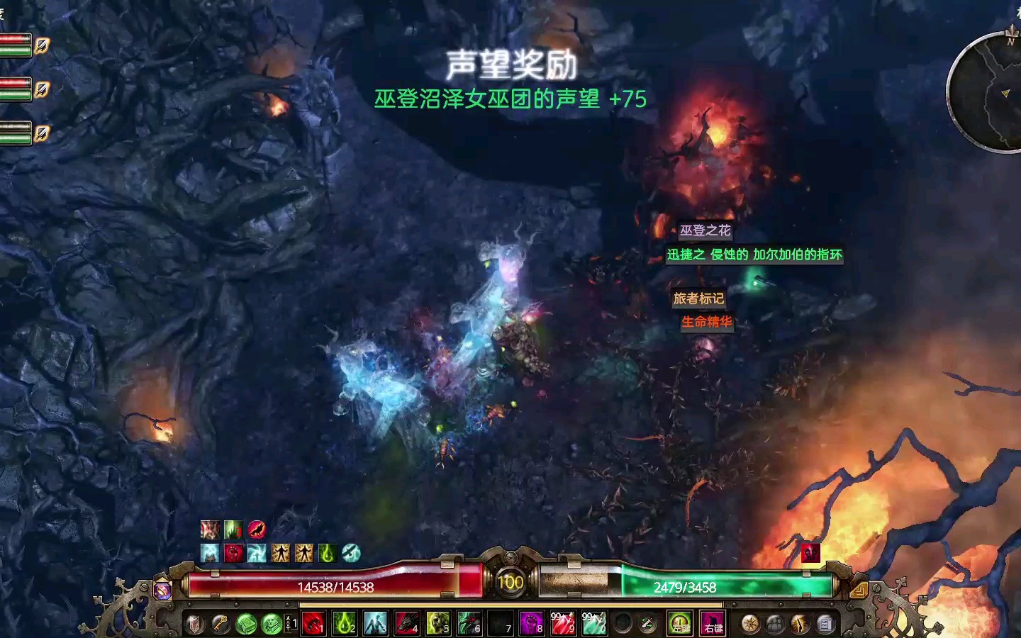 恐怖黎明 Grim Dawn 终极难度 远古森林副本 召唤系秘术师 52donghua Net