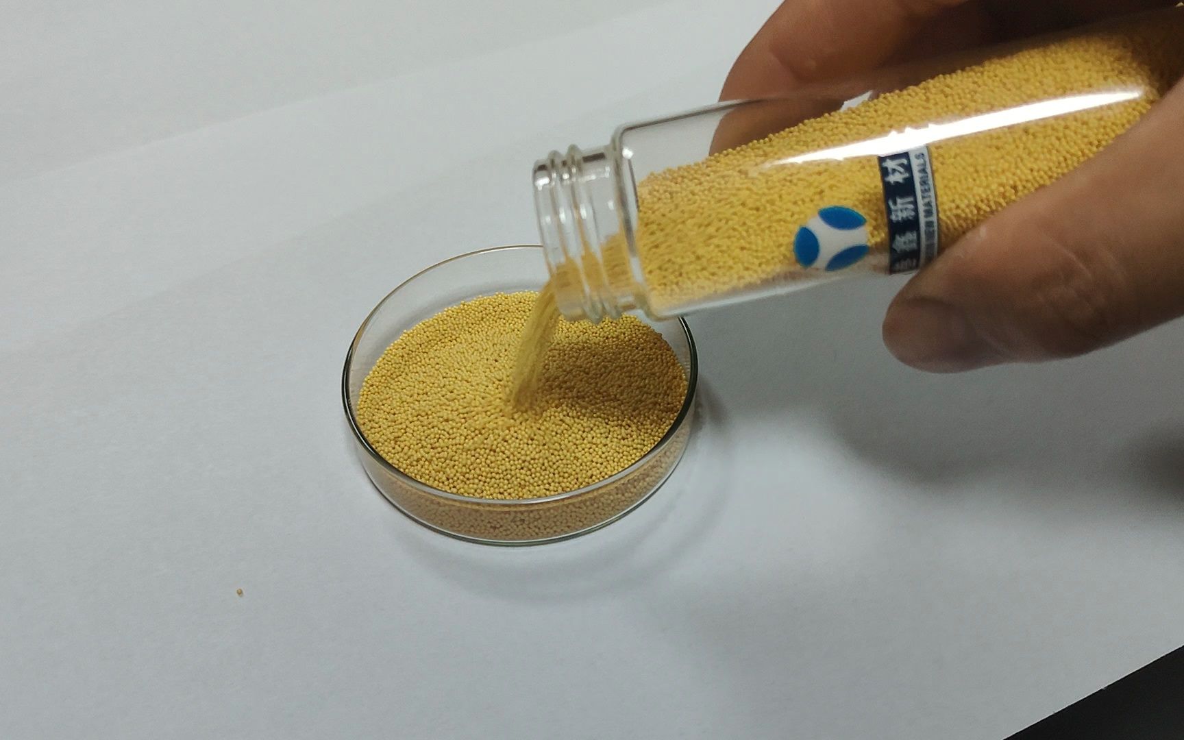 叁鑫新材 铈稳定氧化锆珠 黄色 铈锆 高温陶瓷球 研磨机介质 高韧性