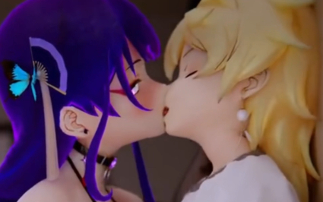 【原神同人】雷电将军把旅行者壁咚