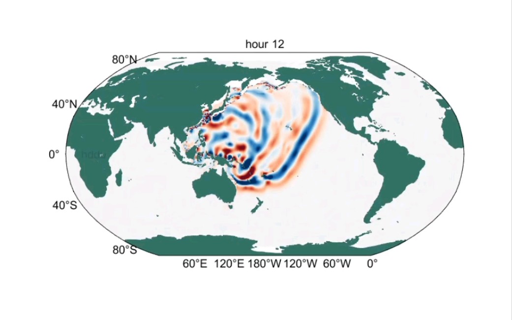 日本南海海槽地震海啸传播哔哩哔哩bilibili