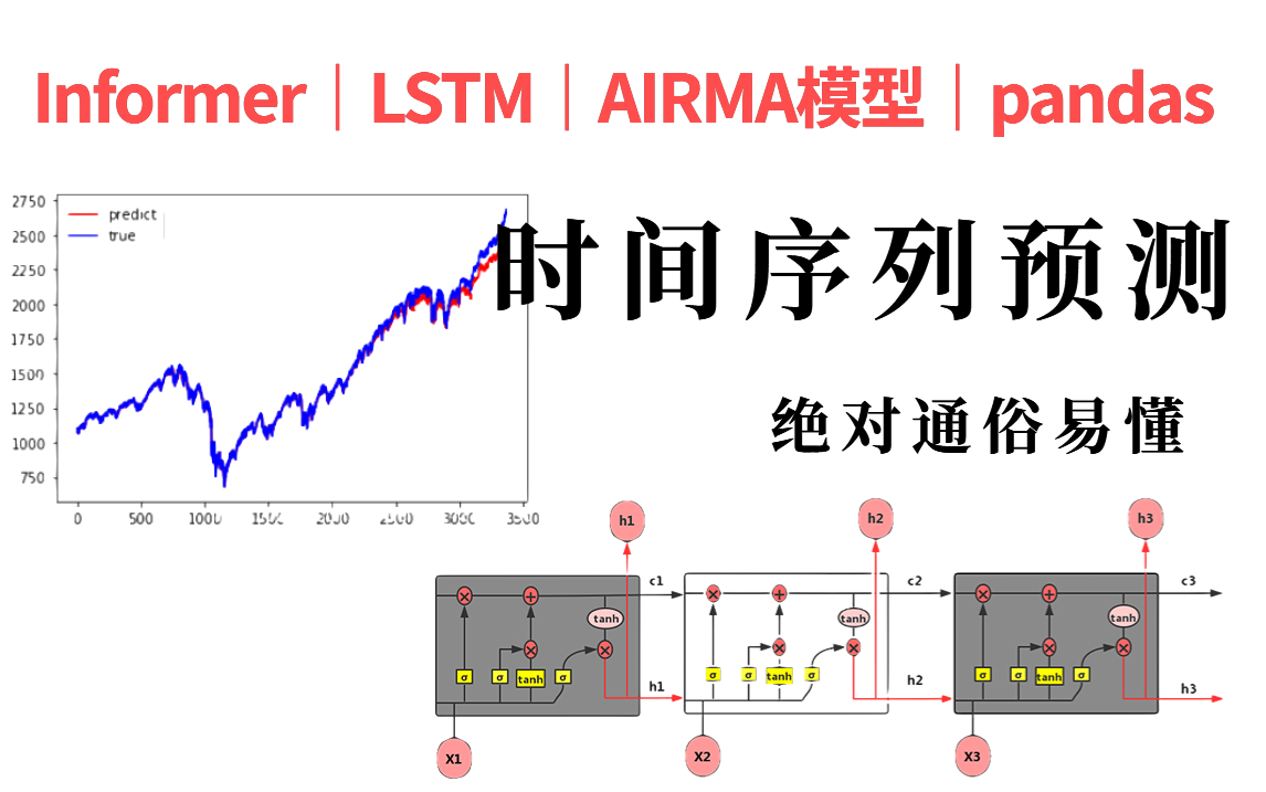 [图]【全网首发】7小时我竟然就跟着博士学会了时间序列预测！LSTM+Informer时间序列预测源码解读+时间序列airma模型—pandas/机器学习实战