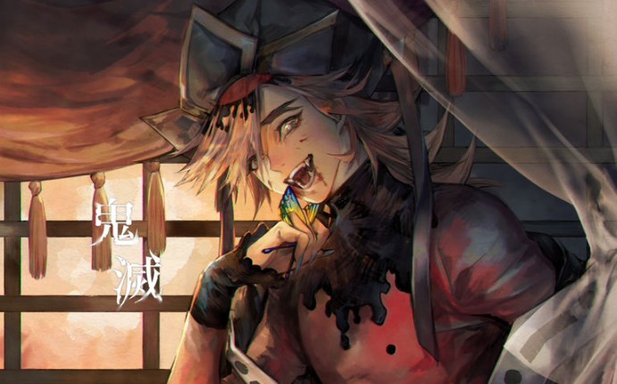 鬼灭之刃十二鬼月上弦之弐童磨cos正片_哔哩哔哩_bilibili