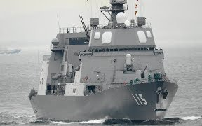 【JMSDF/19DD通用驱逐舰】秋月级＂秋月＂号(DD115)长浦港入港(2018/9/27)哔哩哔哩bilibili