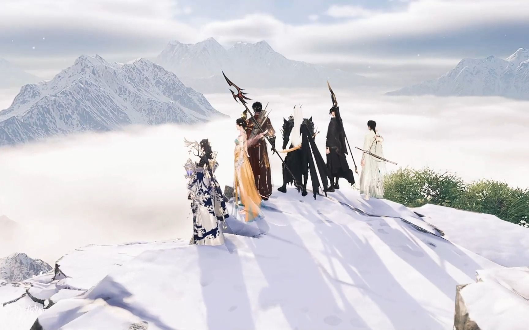 【逆水寒手游】结义纪念|唯美向"逃不过相忘江湖之间 忘不了惊鸿一眼"