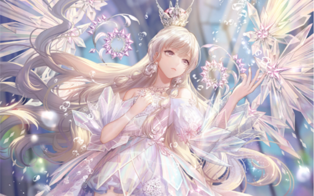 【闪耀暖暖】失落海底帝国少女——克丽斯塔钻石大翅膀闪裙复苏