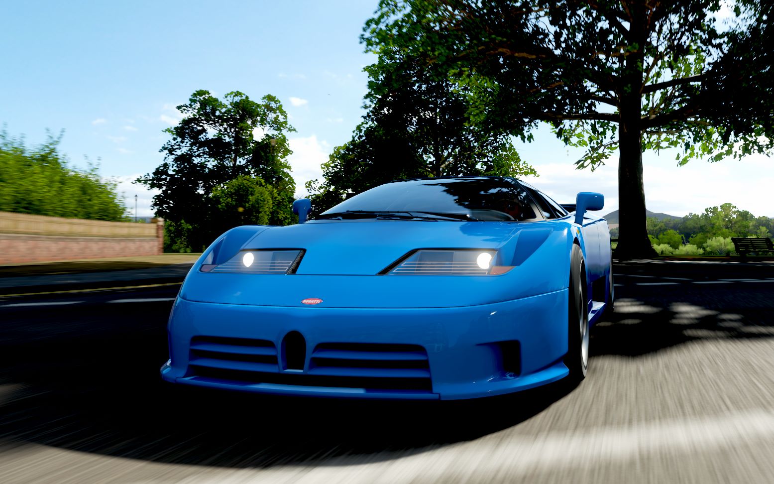 【地平线4】你管这叫s1?自制山路赛道,布加迪eb110,方向盘挑战