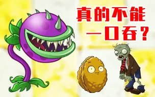 Download Video: 植物大战僵尸beta版：大嘴花，真的不能将僵尸一口吞？宝妈趣玩