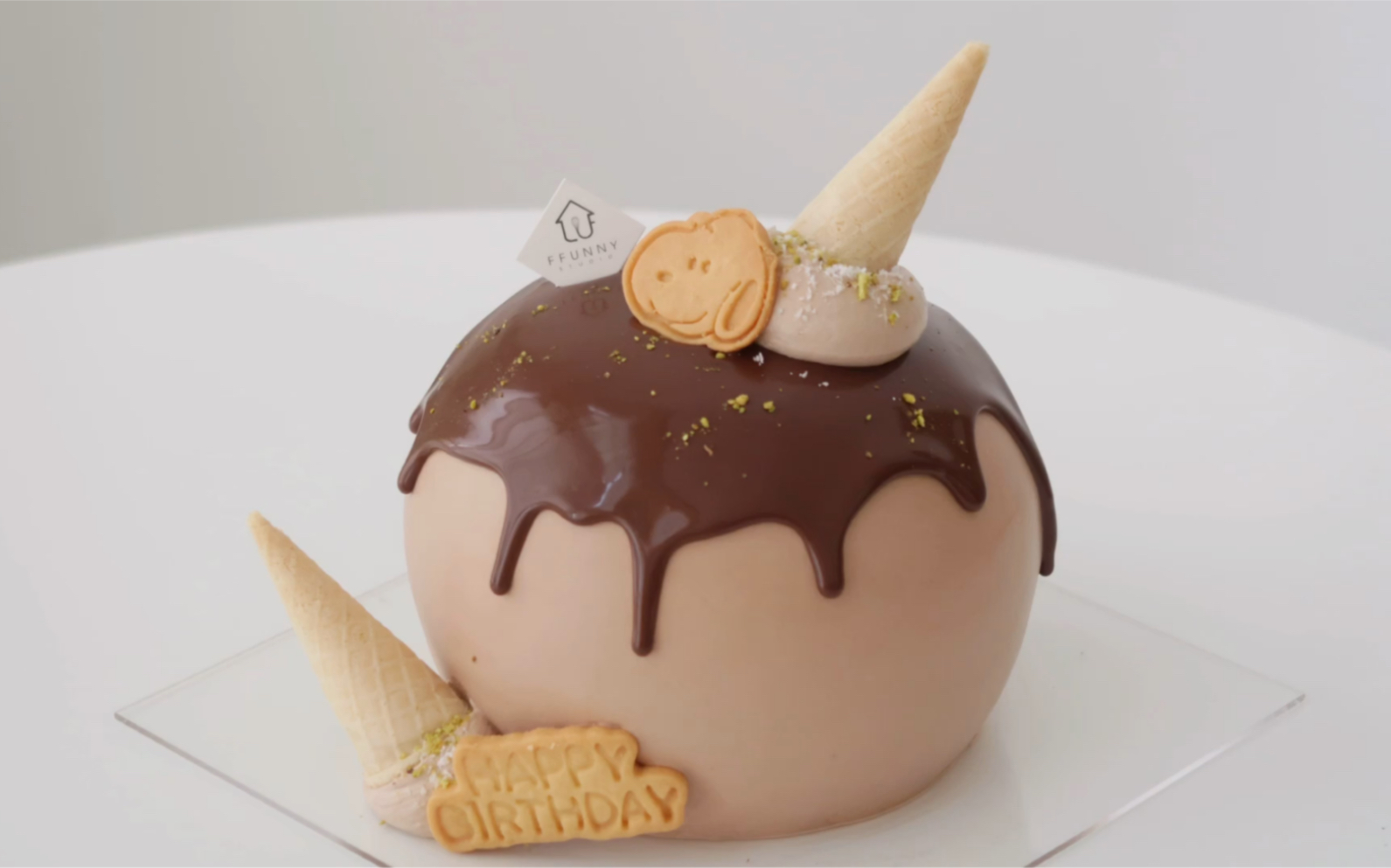 活动作品球形巧克力蛋糕抹面淋面小教程