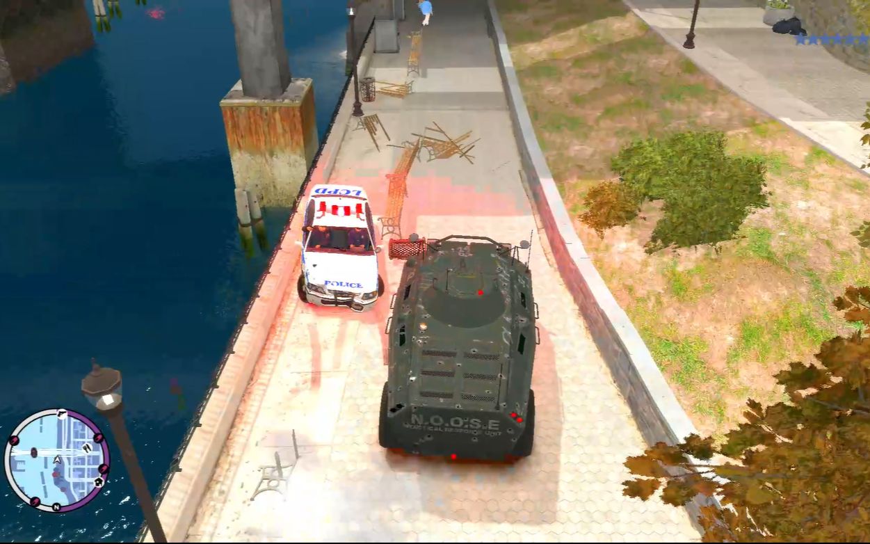 gta4 apc装甲车 海岸线6星逃亡_哔哩哔哩bilibili_gta4