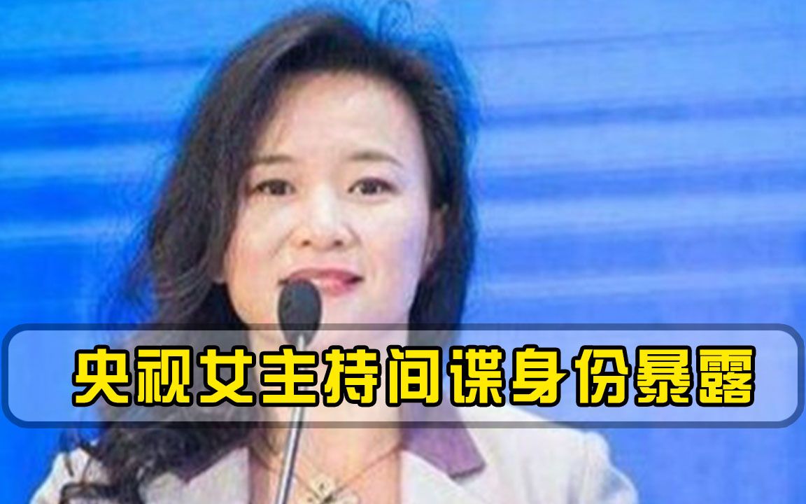 可恨至极央视女主持间谍身份暴露暗中潜伏18年后沦为阶下囚