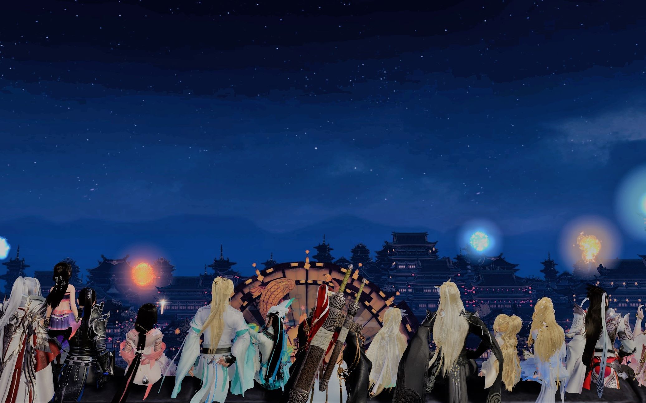 【剑网三重制版|帮会群像】前路长 相逢短 莫忘