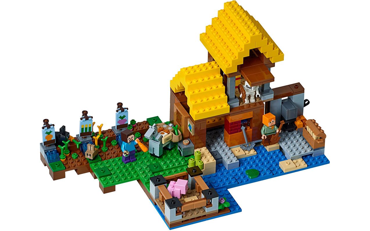 乐高 lego 21144 minecraft 我的世界 农场小屋 速拼评测