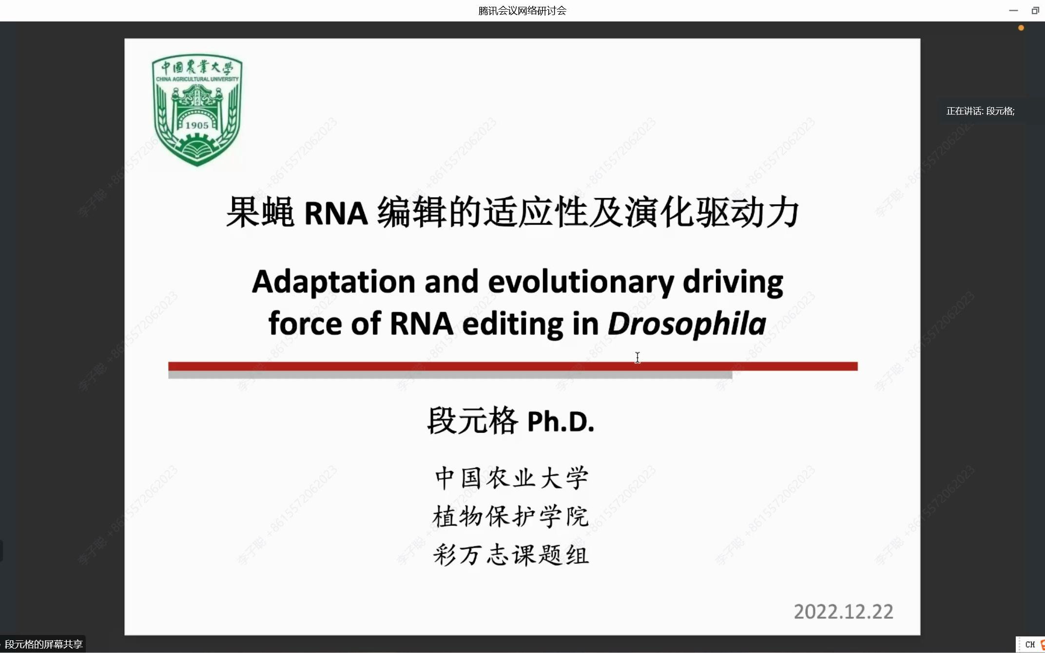 果蝇RNA编辑的适应性及演化驱动力哔哩哔哩bilibili