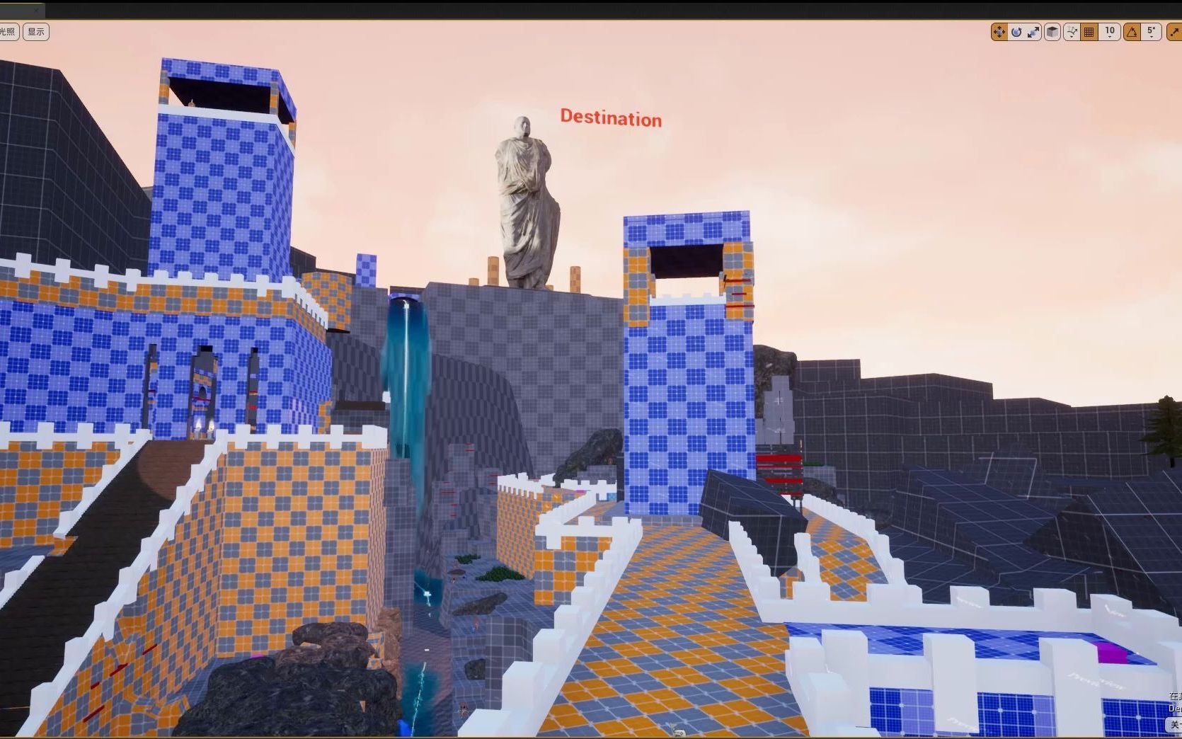 UE4关卡场景白盒练习--古文明遗迹_哔哩哔哩_bilibili