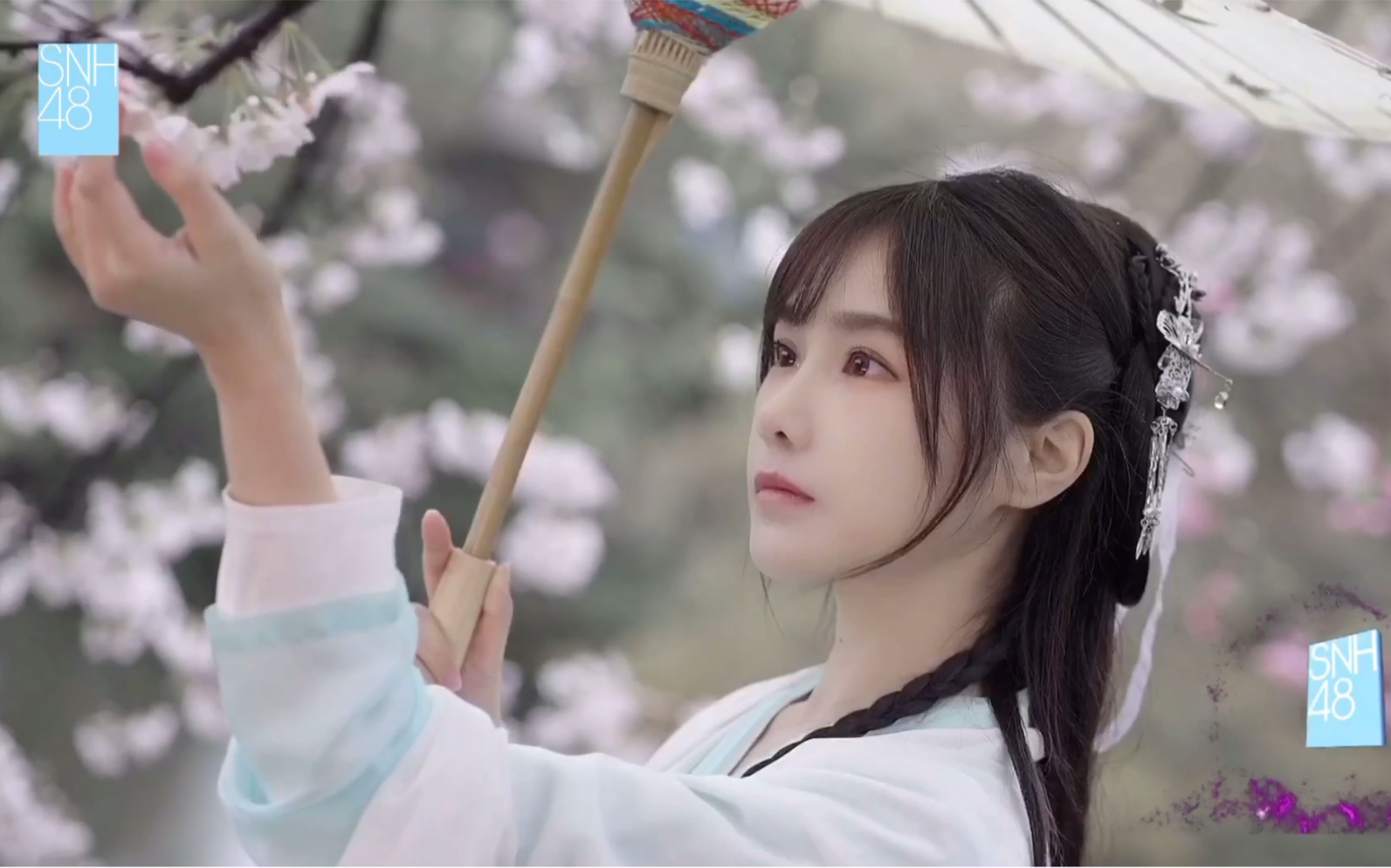 【snh48苏杉杉】少女偶像绝美古风pv《古画》这神仙颜值!