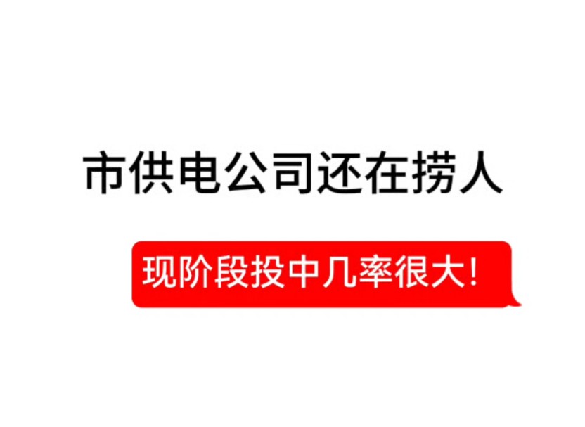 市供电局还在捞人!朝9晚5 双休法休 岗位多!门槛低!可内推 有需要的抓紧冲了~哔哩哔哩bilibili