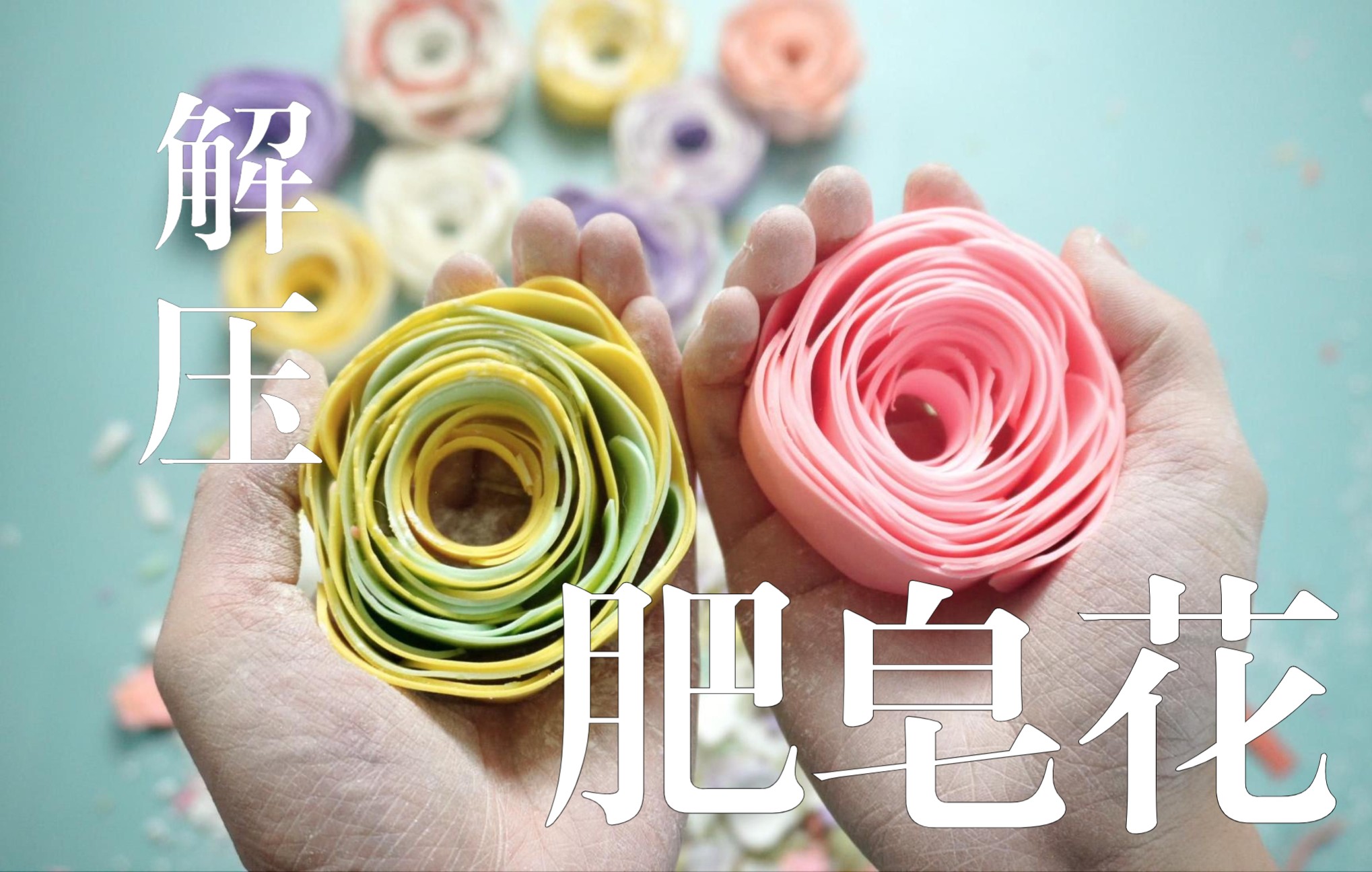 原创:超解压的肥皂花丨小清新治愈系哔哩哔哩bilibili