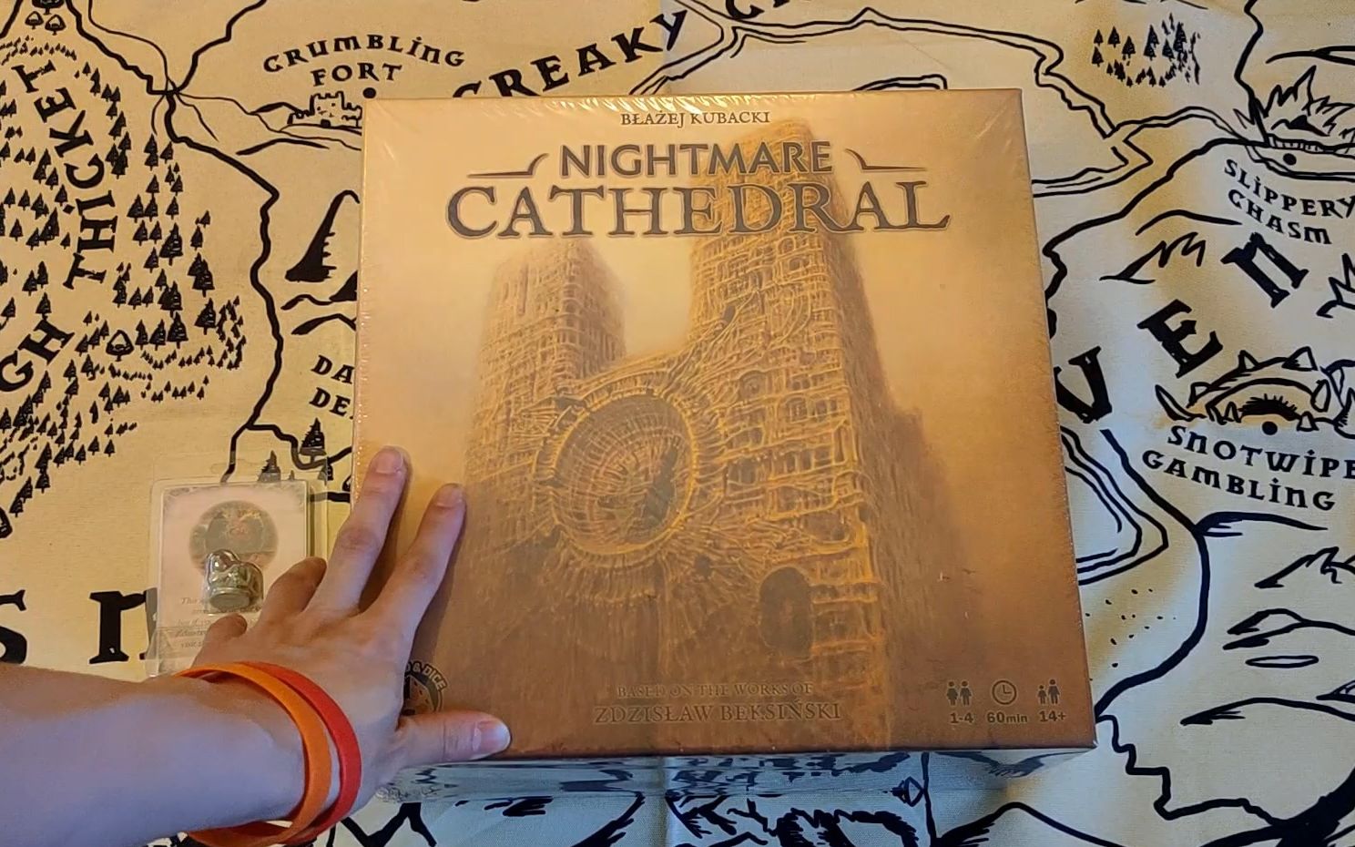 【黑色噩魔】《Nightmare Cathedral》贝克辛斯基的空想世界桌游棋牌热门视频