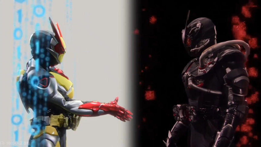 假面骑士zero three 03登场 02和亚克的合体 音效挺带感