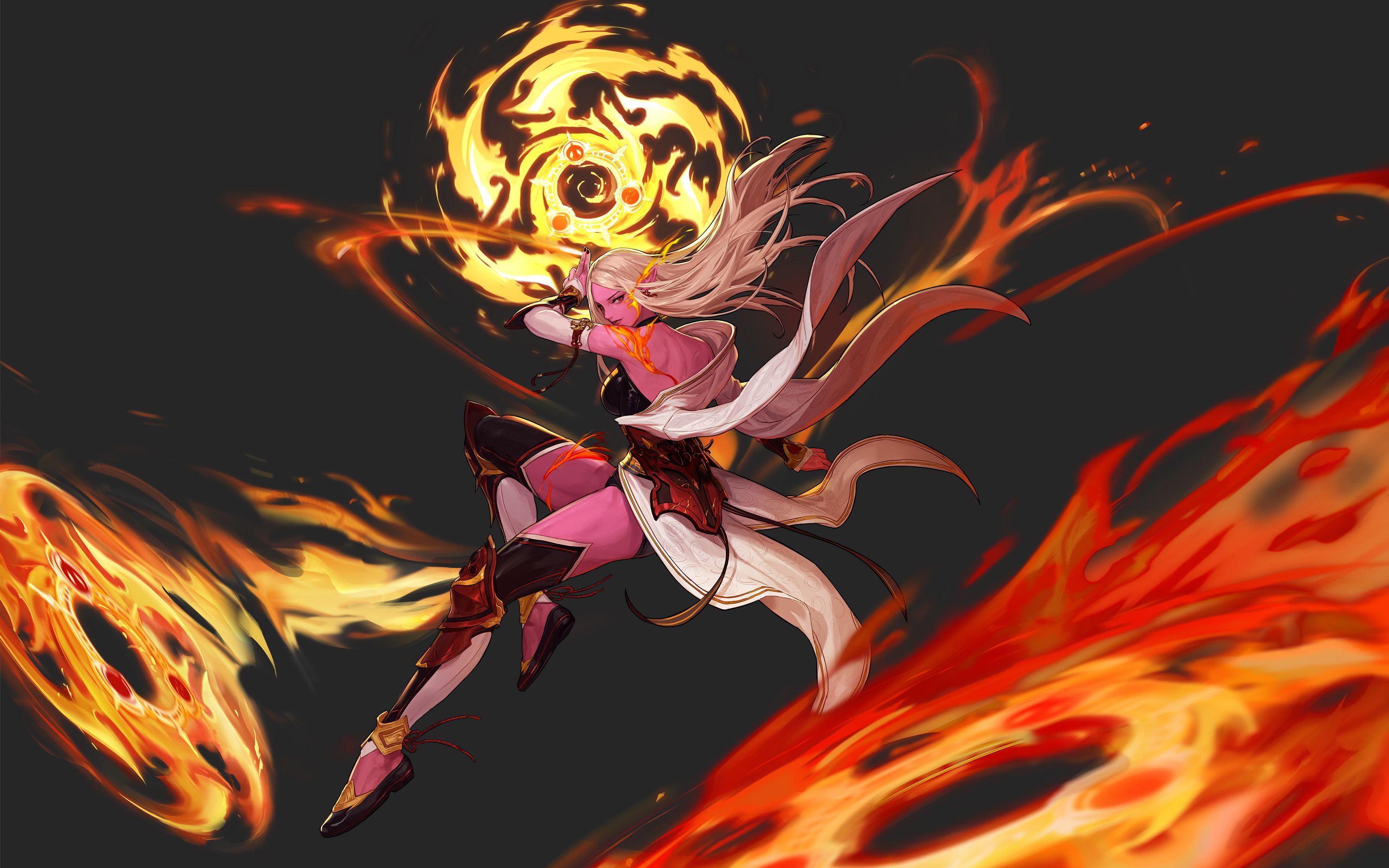 【dnf游戏内置职业技能展示】隐夜·忍者