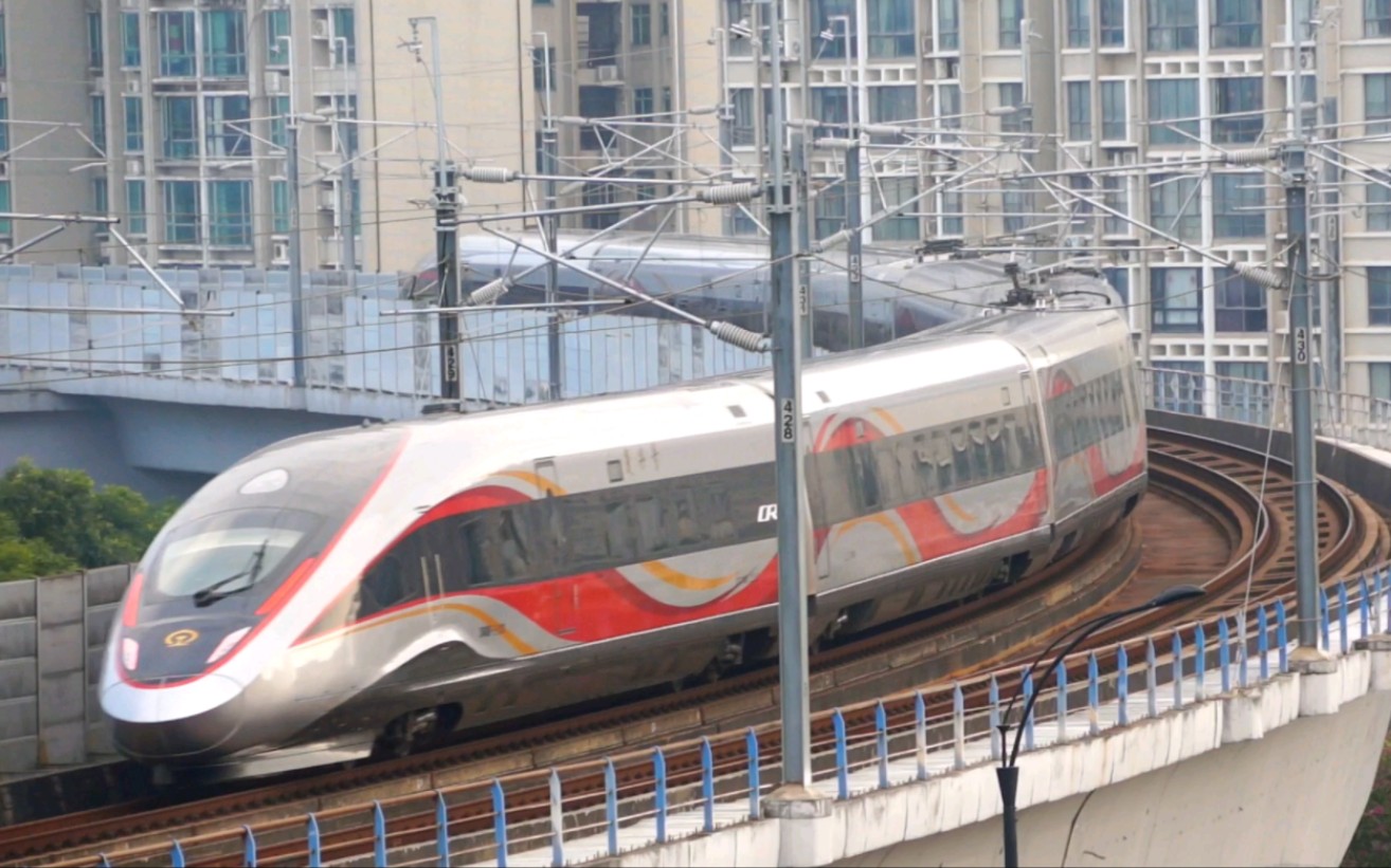 【广珠城际】cr400bf-z-3118智动担当g6339梅州西-珠海,原声磨轮