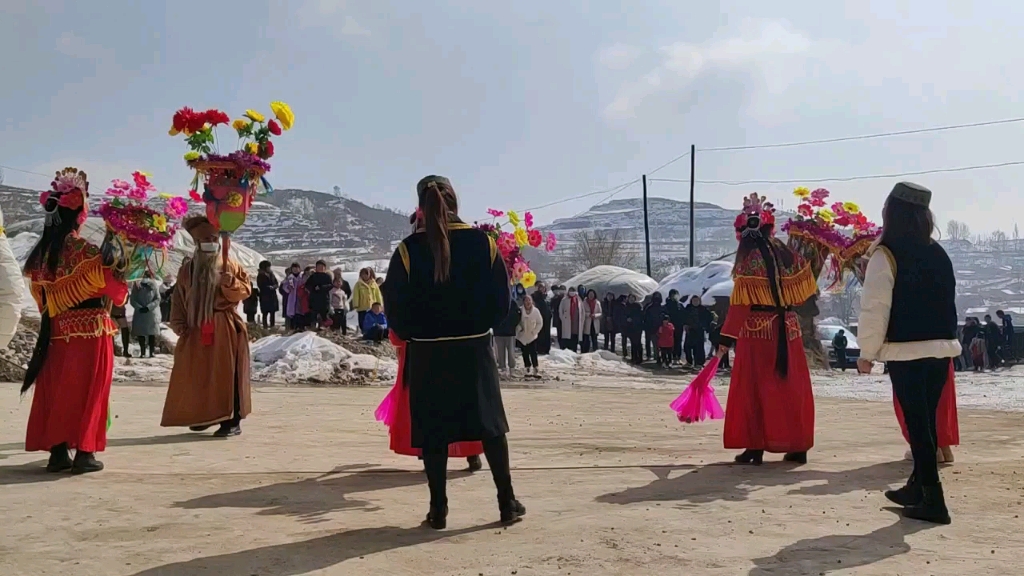 [图]甘肃天水鼓子秧歌跑场