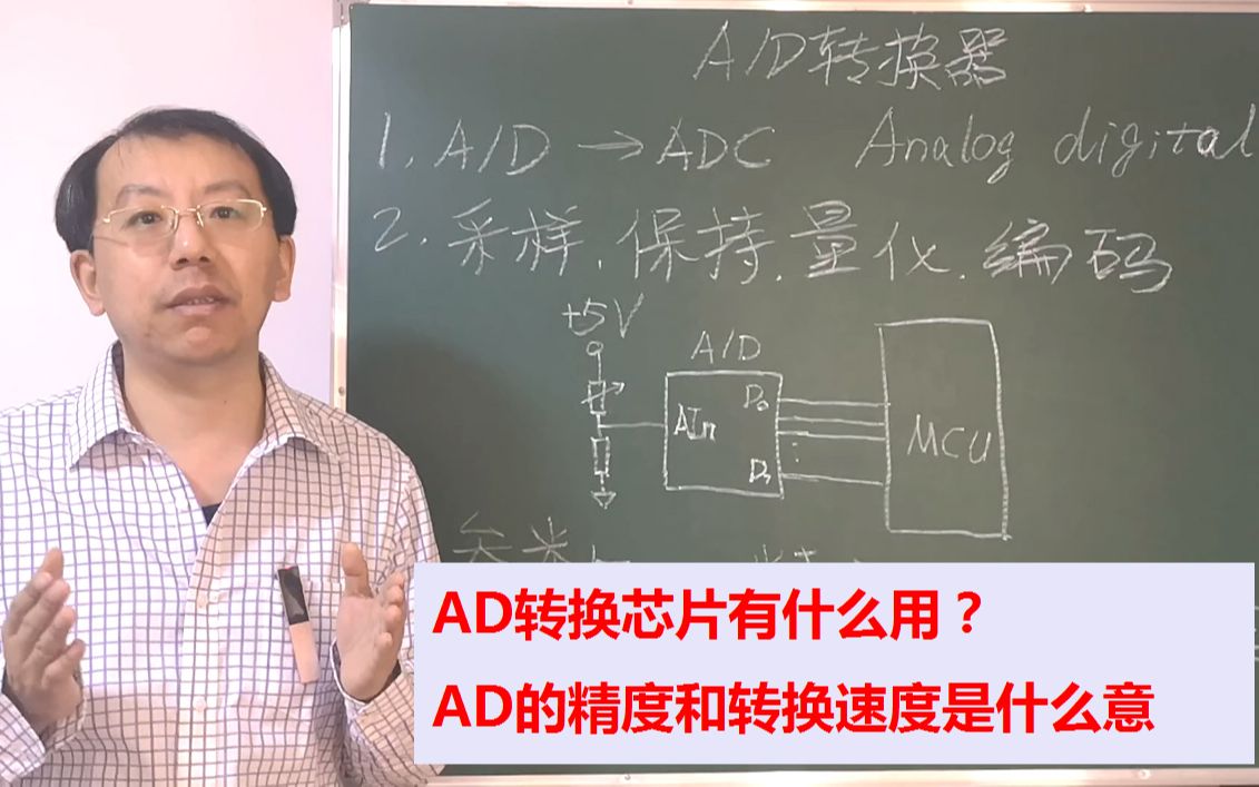 AD转换芯片有什么用,为什么AD的精度和转换速度很重要哔哩哔哩bilibili