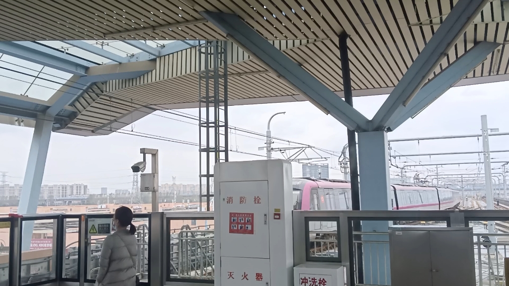 [南京地铁]s3号线折返进刘村站折返实录拍摄视频.