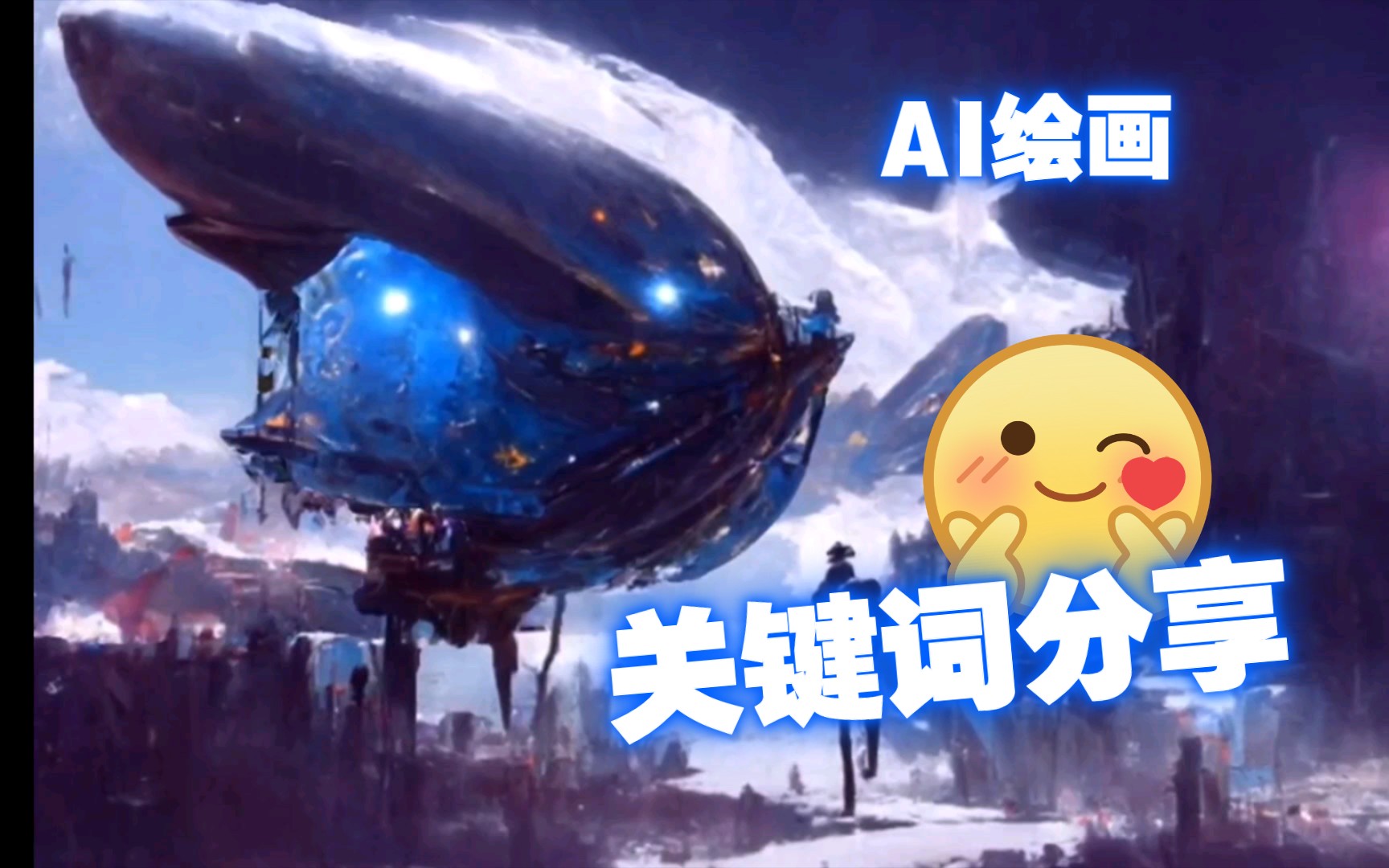 【AI绘画】Disco Diffusion 宇宙战舰的分享,好酷哎,有点喜欢哔哩哔哩bilibili