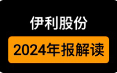 伊利股份2024年报解读哔哩哔哩bilibili