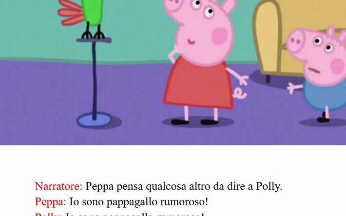 意大利语有声书 小猪佩奇 peppa pig 04. 鹦鹉波莉 Polly la pappagallina.哔哩哔哩bilibili