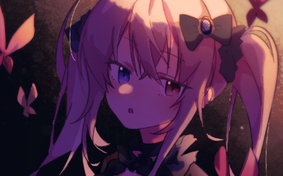 phigros同人小心异瞳双马尾