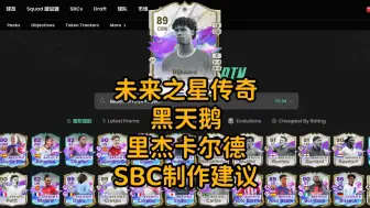 Download Video: 未来之星传奇 黑天鹅里杰卡尔德 SBC制作建议【FC24】