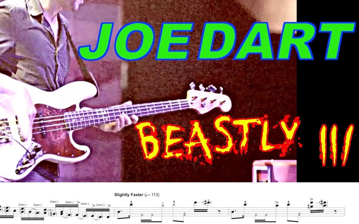 Joe Dart  Beastly III solo [附Tabs谱]哔哩哔哩bilibili