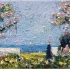 油画棒｜托马斯·埃德温.莫斯汀｜春之园绘画过程