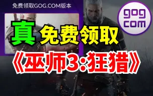 Download Video: 真就白送？免费领取《巫师3：狂猎》GOG版本 附教程！限时领取！