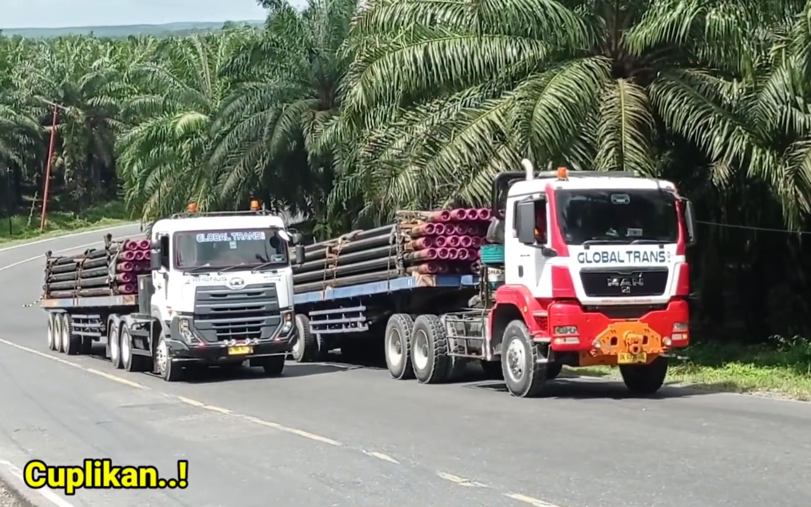 印尼卡车实拍卡车快乐坡合集5